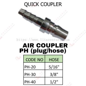 AIR COUPLER PH - PH20 PH30 PH40