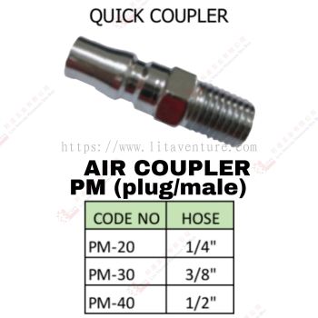 AIR COUPLER PM - PM20 PM30 PM40