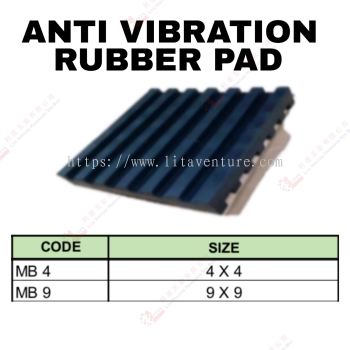 ANTI VIBRATION RUBBER PAD - MB4 MB9