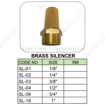 BRASS SILENCER - SL01 SL02 SL03 SL04 SL06 SL16