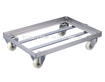 CUSTOM ANGLE STEEL BASKET TRAY TROLLEY / BESI ANGLE TROLI [CUSTOM MADE]