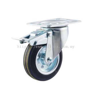 Economic Industrial Castor Wheel (Swivel Rigid Brake)