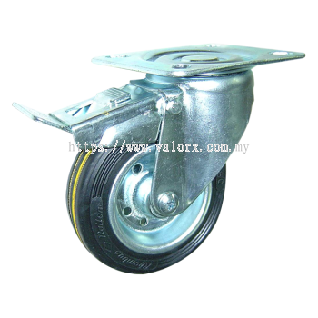 Economic Industrial Castor Wheel (Swivel Rigid Brake)