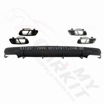 MERCEDES BENZ CLA W117 / C117 CLA45 REAR DIFFUSER WITH EXHAUST TIPS