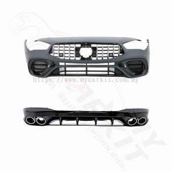 MERCEDES BENZ CLA CLASS W118 2020 – present CONVERSION CLA 45 FACELIFT BODY KIT BUMPER