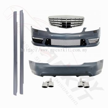 MERCEDES BENZ S CLASS W221 2006   2014 CONVERSION S63 BODY KIT BUMPER