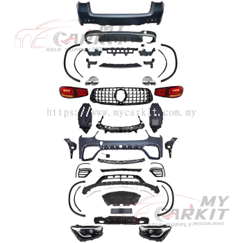 MERCEDES BENZ GLC X156 PRE FACELIFT 2016   2021 CONVERSION 1:1 GLC63s FACELIFT BODY KIT BUMPER SET