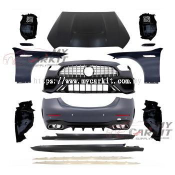 MERCEDES BENZ C CLASS W206 2023   PRESENT CONVERSION 1:1 C63 WIDE BODY KIT BUMPER SET
