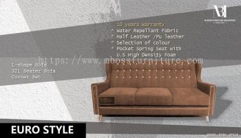 Euro Fabric Sofa 01