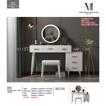 Dressing Set + Stool White