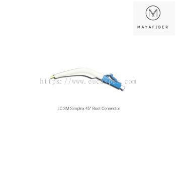 CONNECTORS - LC SM Simplex 45° Boot Connector