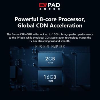 Powerful 8-core Processor, Global CDN Acceleration