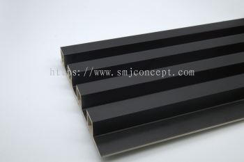 Fluted Wall Panel Home Decoration Product Code DP001 Matte Black Malaysia Ready Stock Supplier 