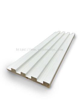 SP005 | 2750MM X 147MM X 17MM | SOLID WOOD PANEL S-SERIES | MILK WHITE