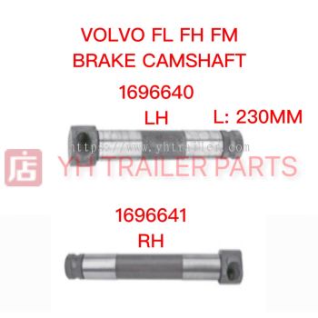 BRAKE CAMSHAFT 230MM LEFT & RIGHT VOLVO 1696640 , 1696641