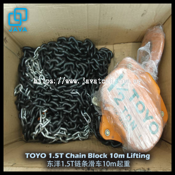 TOYO 1.5T Chain Block 10m Lifting