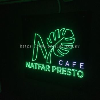 LED NEON SIGNAGE (NATFAR PRESTO CAFE, KL, 2022)