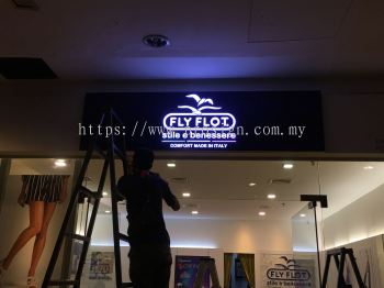 EMBOSSED ACRYLIC LIGHTBOX AND PRINTING (FLYFLOT, SUBANG EMPIRE, 2020)