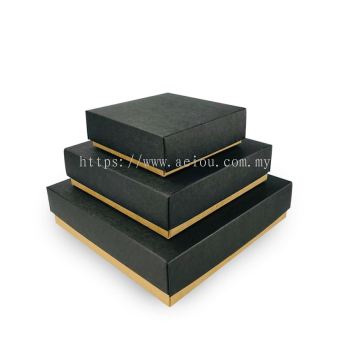 GoodKraft Flat Storage Box (Black Lid)