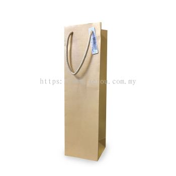 Wine Paper Bag, Metalic Bronze PBW02