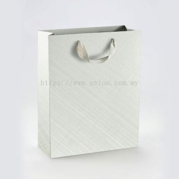 Paper Bag (Plain), Silver PB203