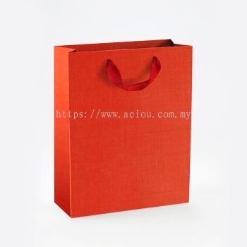 Paper Bag (Plain), Red PB205