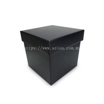 Square Storage Box (Plain), Black SSBP03