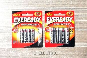 (4 PCS) EVEREADY AA / AAA BATTERY EVEREADY AA / AAA BATTERY VALUE PACK