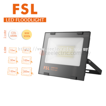 FSL 10W / 30W / 50W / 100W / 150W / 200W LED FLOODLIGHT DAYLIGHT 6500K / WARMWHITE 3000K IP65 WATERPROOF OUTDOOR SPOTLIGHT