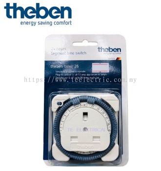 THEBEN 24HOURS PLUG IN TIMER THEBEN 13A PLUG IN TIMER THEBEN 24 SEGMENT PLUG IN TIMER