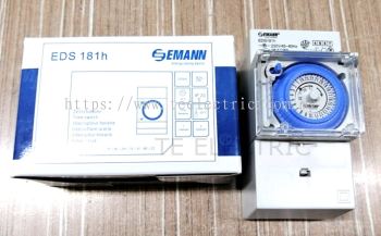 EMANN EDS181H 24HR ANALOGUE TIMER 240V DINRAIL TYPE TIME SWITCH (SAME SPEC THEBEN SUL181)