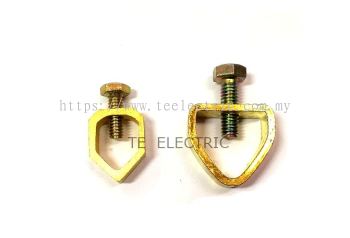 COPPER CLAMP HEAVY DUTY BIG / SMALL BRASS CLAMP EARTHING ACCESSORIES GROUNDING CLAMP FOR 1/2 EARTH ROD