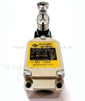 MOUJEN MJ 7204 LIMIT SWITCH / MICRO SWITCH WITH 90 DEGREES ROLLER LEVER ARM 10A 250VAC