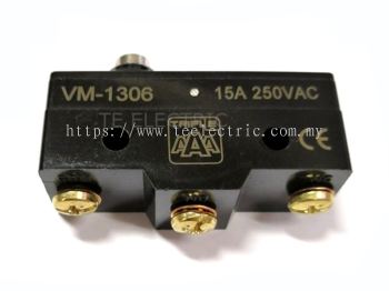 BIGM VM 1306 LIMIT SWITCH / MICRO SWITCH WITH BUTTON 15A 250VAC