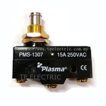 PLASMA PMS 1307 LIMIT SWITCH / MICRO SWITCH WITH BUTTON 15A 250VAC