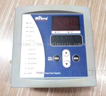 MIKRO PFR60 6 STEP POWER FACTOR REGULATOR 60 - 415 - 60