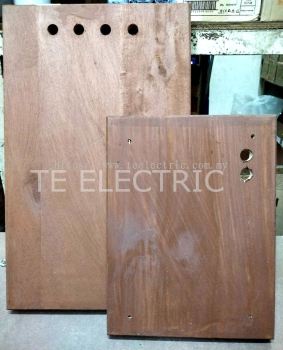 SINGLE PHASE / THREE PHASE METER BOARD FOR CUT OUT NEUTRAL LINK PAPAN METER TNB ( WOOD )