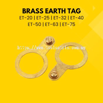 BRASS EARTH TAG | 20MM 3/4" - 75MM 3"