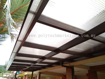 Lexan Thermo clear 16 mm 9 Walls with Bronze Color