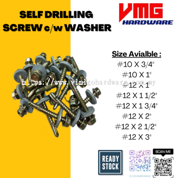 SELF DRILLING SCREW WITH WASHER AWNING SCREW