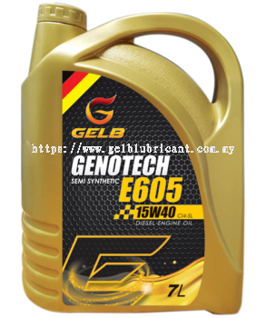 GELB GenoTech-E605 SEMI SYNTHETIC SAE 15W40 CI4