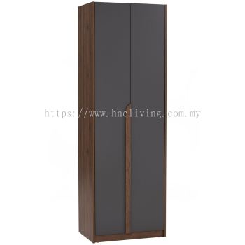 Manda 2 Door Wardrobe (Black)