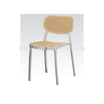 Sophie Rattan Chair - White