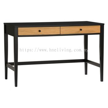 Conall Working Desk (Black + Natural)