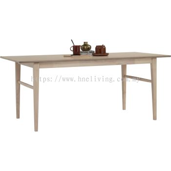 Hayton Dining Table - White Wash (180cm L)