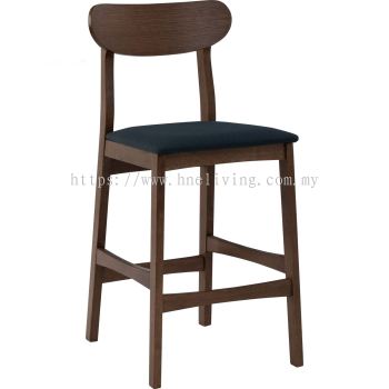 Lennox Barstool - Black (69.5cm Seat Height)