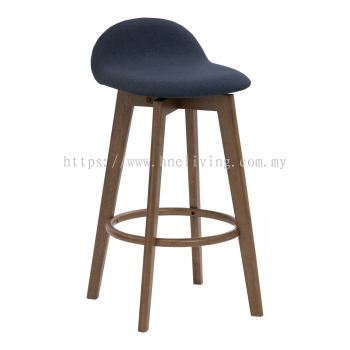 Mora Barstool - Grey (71cm Seat Height)