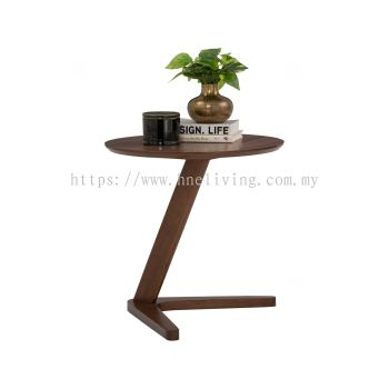 Tris Side Table - Walnut