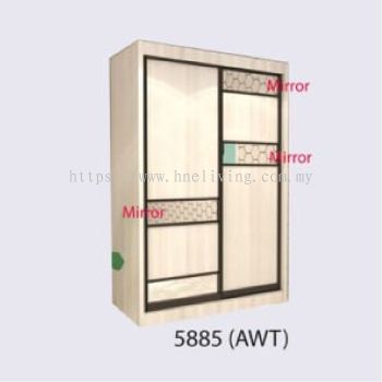 Wardrobe 5x8 - Ash White (5885)