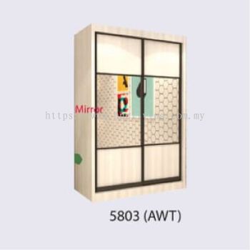 Wardrobe 5x8 - Ash White (5803)